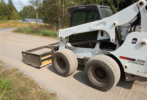 building a skid steer grader|driveway maintainer for skid steer.